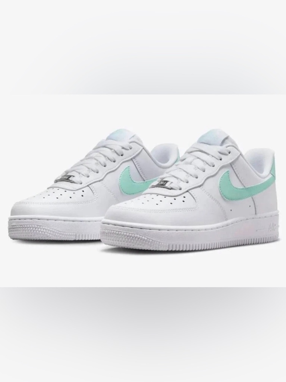 Nike Air Force 1 Low Jade Ice White Sneakers Women’s Size 10